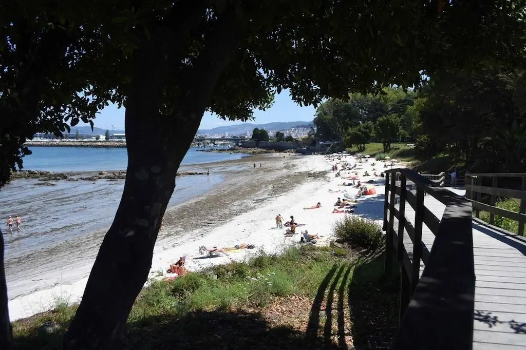 playa de alcabre o carril en vigo