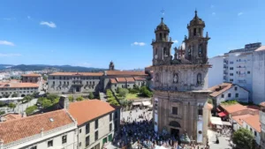 plaza de la peregrina en pontevedra