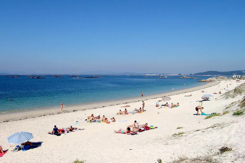 Playa Carreiro en O Grove