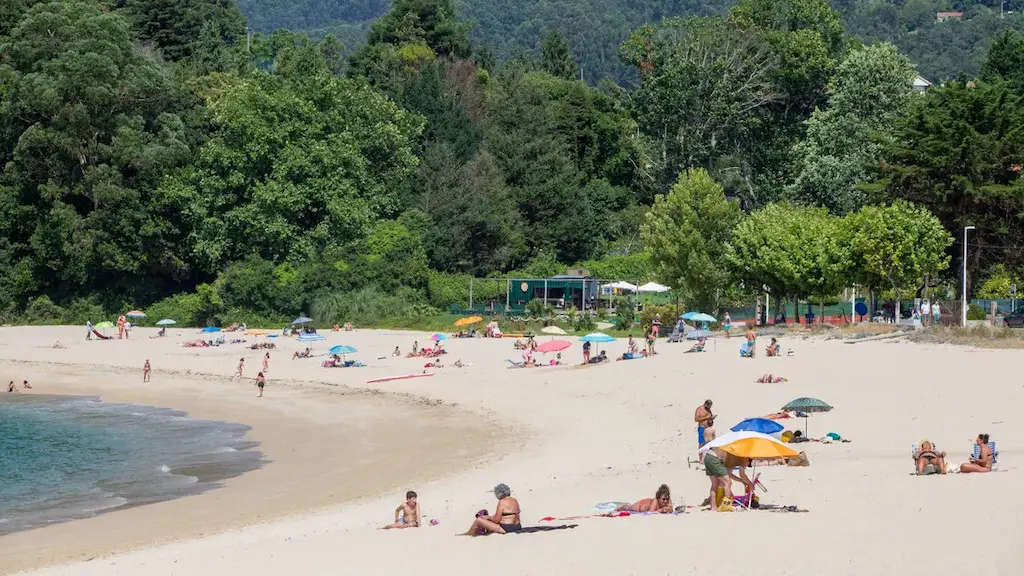 Playa de Portomaior en Bueu