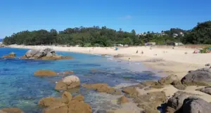 Playa de Tulla en Bueu