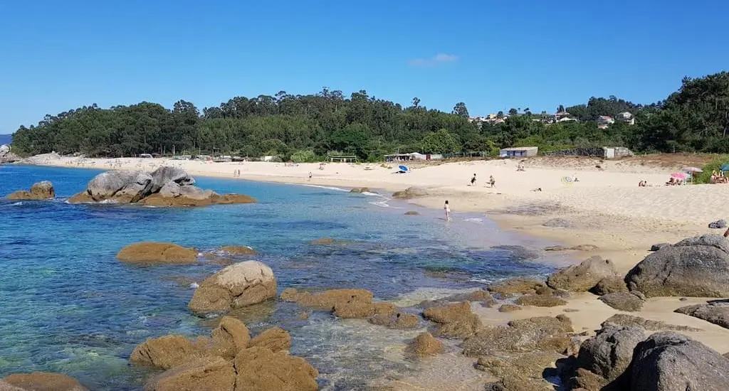 Playa de Tulla en Bueu